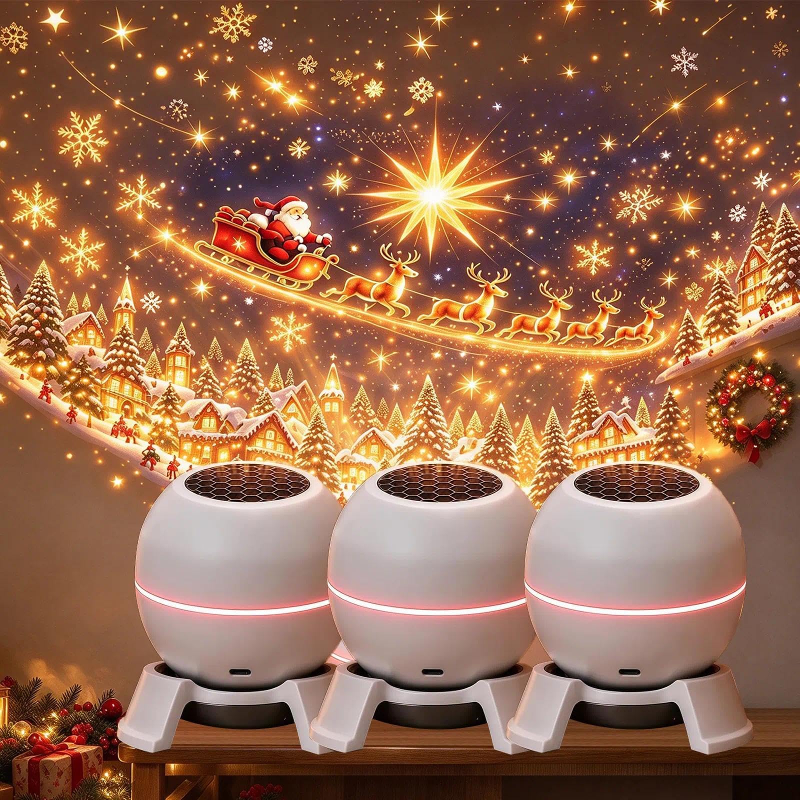 Magical Christmas Projection Night Light, Holiday Projection Night Light — image 1