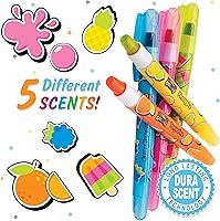 Vista 2 de Smelly Gellies - Palitos patentados de gel para colorear, crayones y resaltadores, 5 unidades, regalos para niños