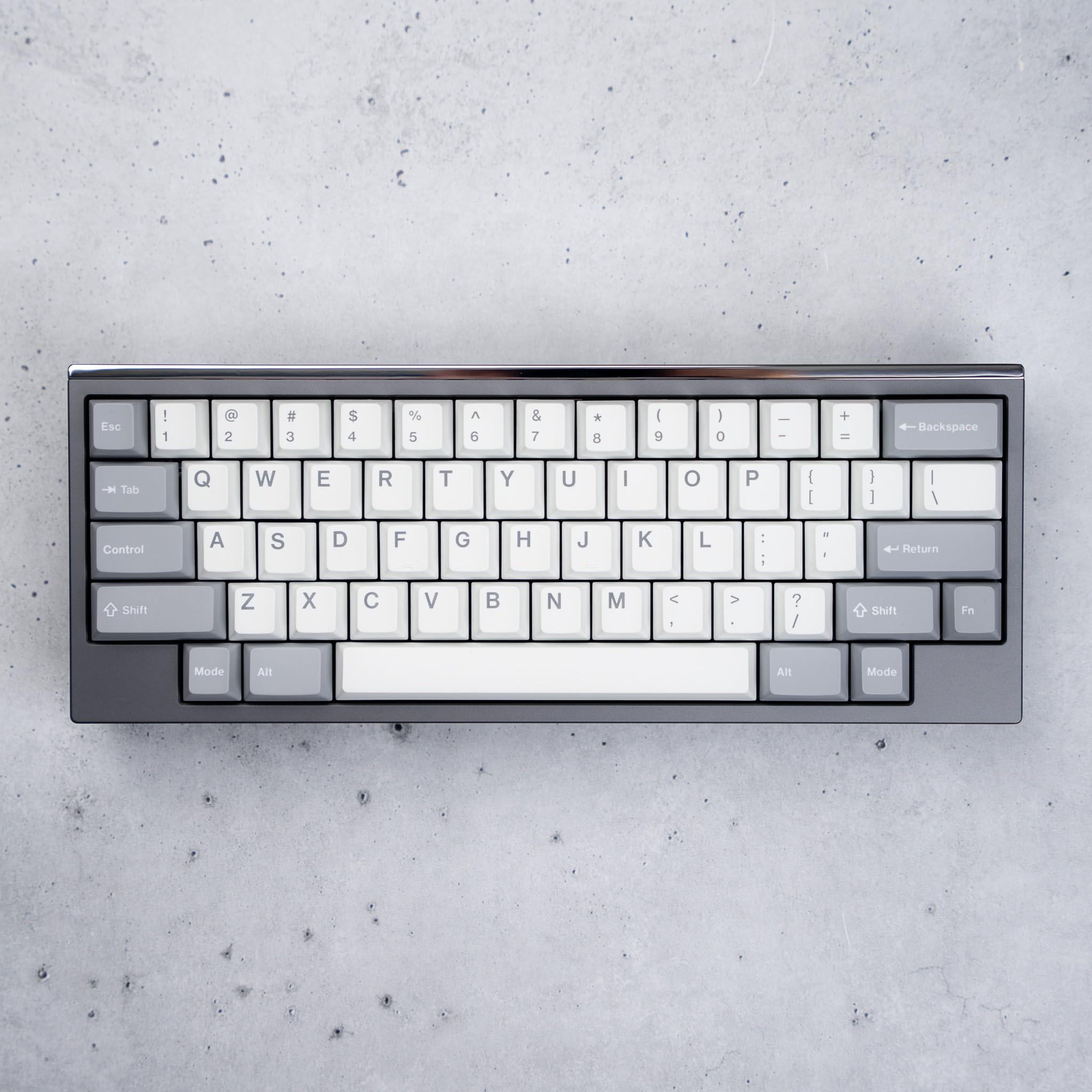 Mode Anthracite Custom Mechanical Keyboard Keycap Set - Doubleshot