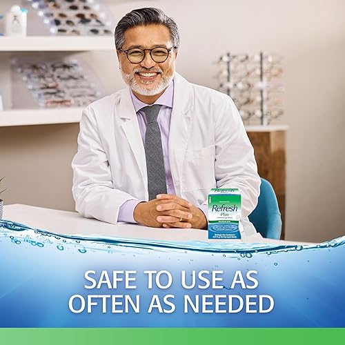 Miniatura 8 de Refresh Plus Lubricante gotas para los ojos, lágrimas artificiales sin conservantes, 0.01 fl oz (0.0 fl oz), 70 recipientes de un solo uso