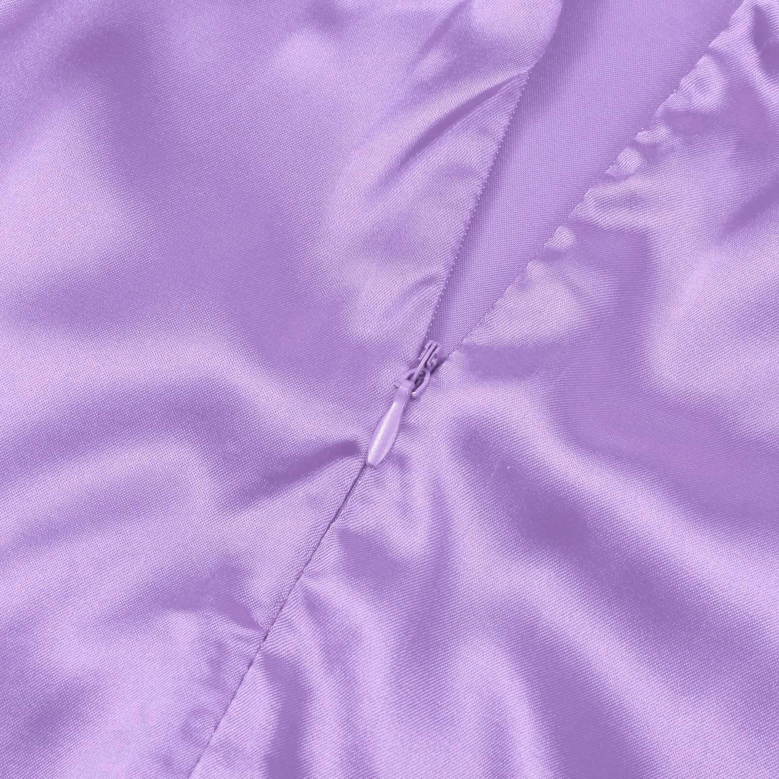 Generisch Robe de bal longue et élégante pour femme Dos nu en satin avec bretelles spaghetti et fentes latérales Avec poches