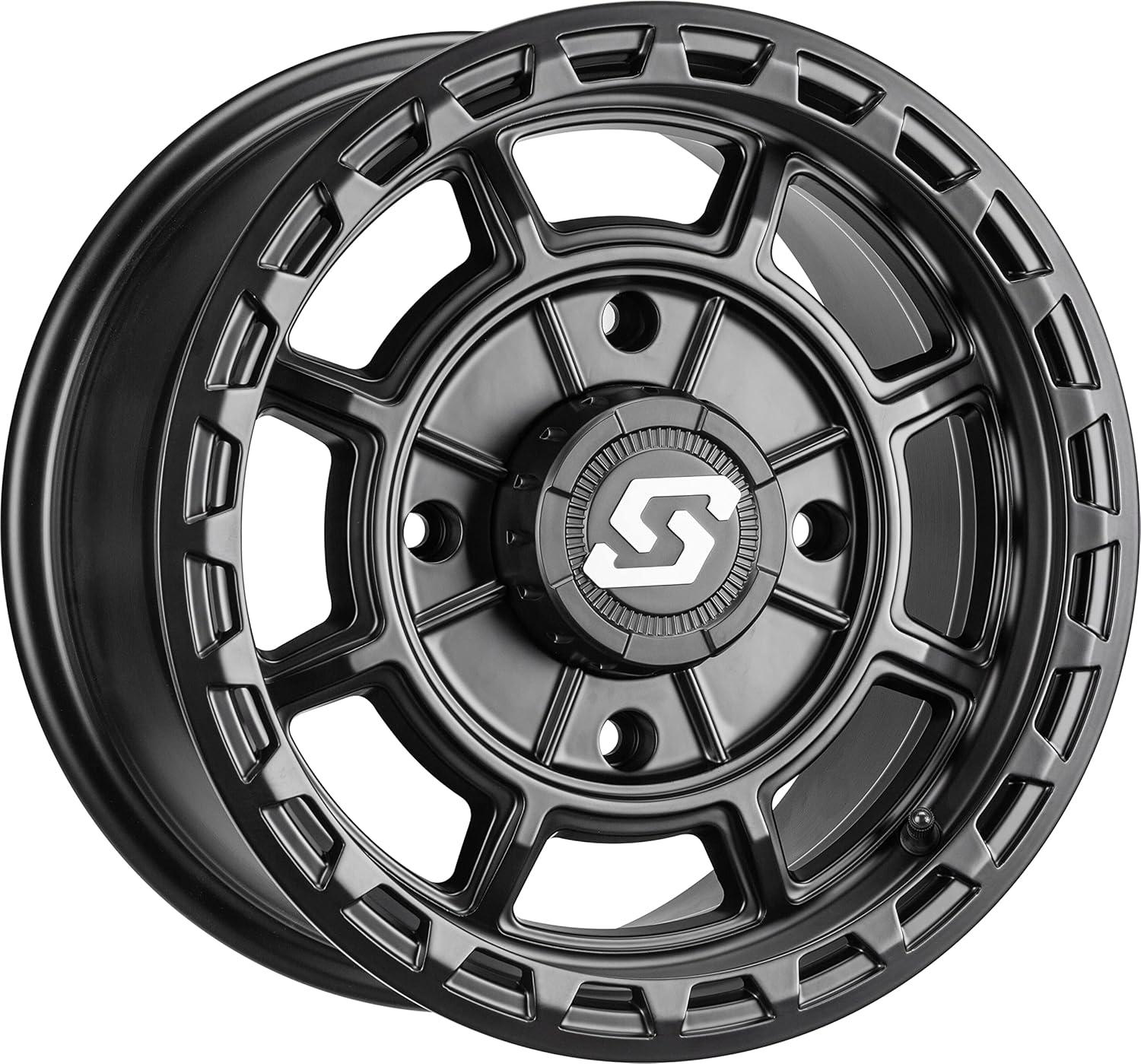 Sedona Rift 15x7 ATV/UTV Wheel - Satin Black 4/156-5+2