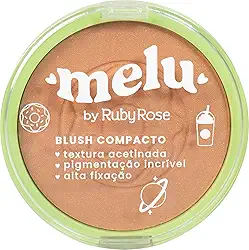 Blush Compacto Melu RR8714 Caramel RubyRose