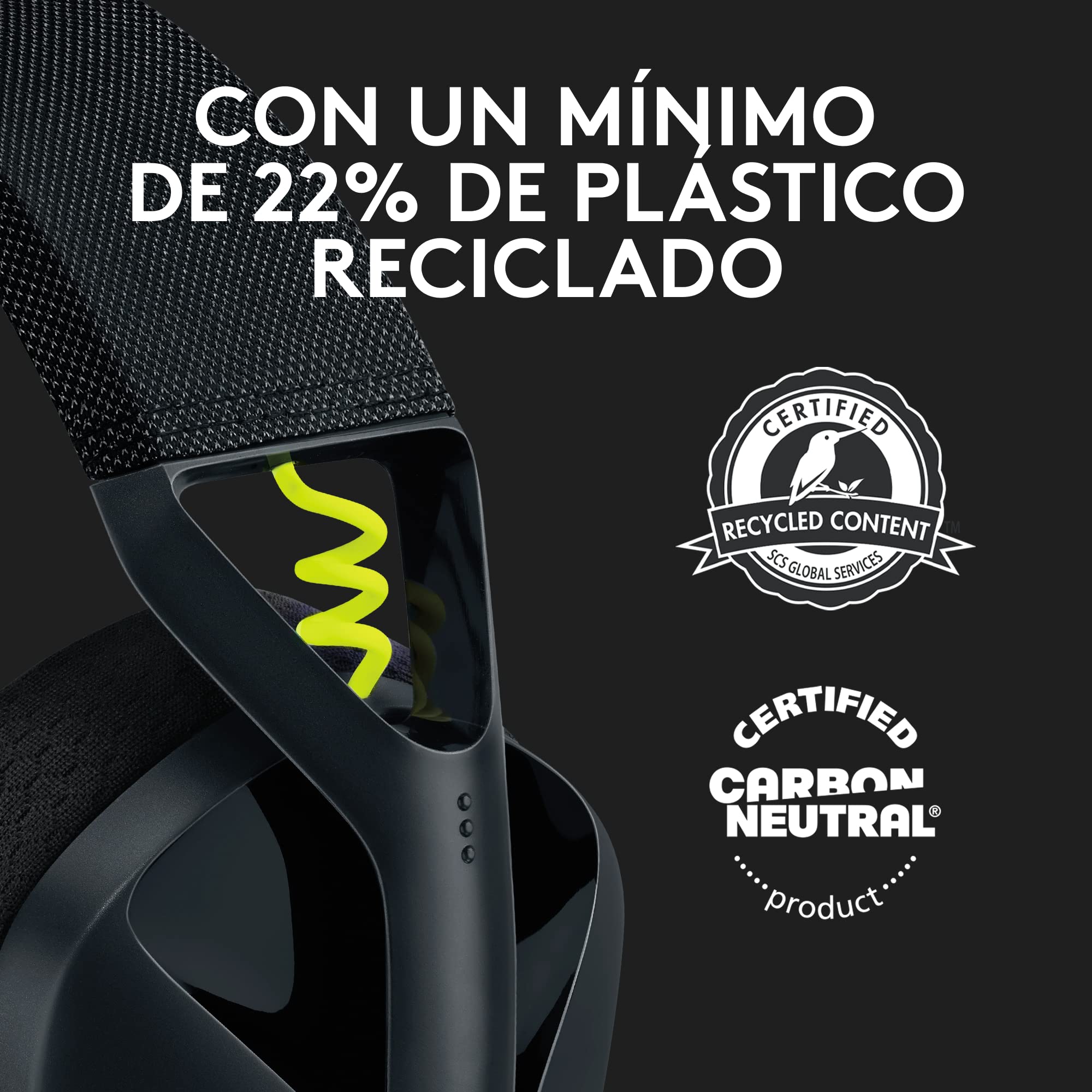 Logitech G G435 LIGHTSPEED, auriculares inalámbricos y Bluetooth para gaming - Auriculares ligeros circumaurales, micrófonos integrados, Dolby Atmos, PC, PS4, PS5,Nintendo Switch/Switch 2, móvil-Negro