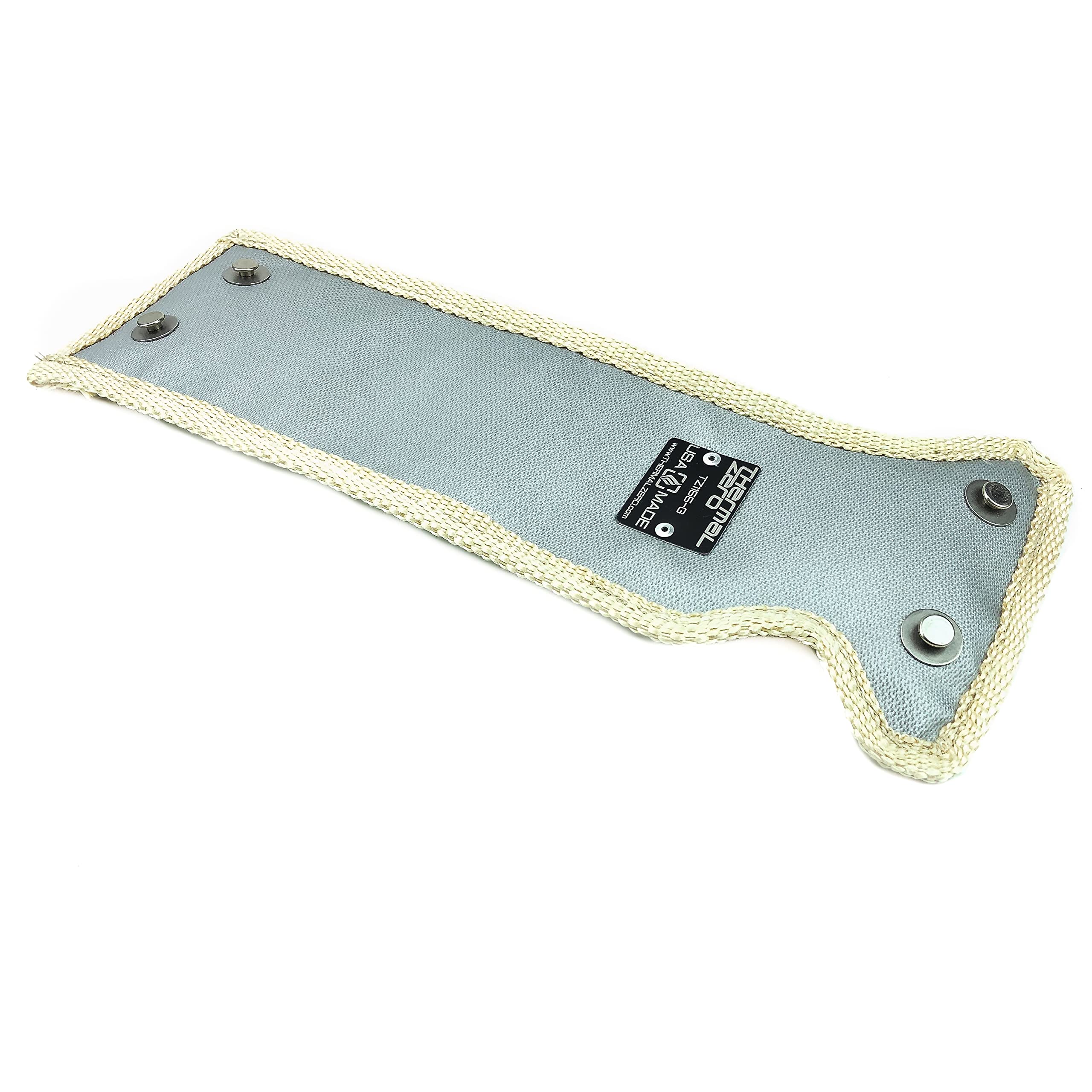 TZ1155-G MADE IN USA Thermal Zero 2500°F Wrap around Turbo Blanket - GRAY + Compatible with most OEM Subaru VF series turbochargers + replacement for