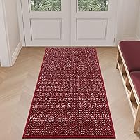 Vista 30 de BEQHAUSE Tapete para puerta de Dirt Trapper de 20 x 32 pulgadas, antideslizante, lavable, tapete de entrada, resistente a la suciedad y absorbente