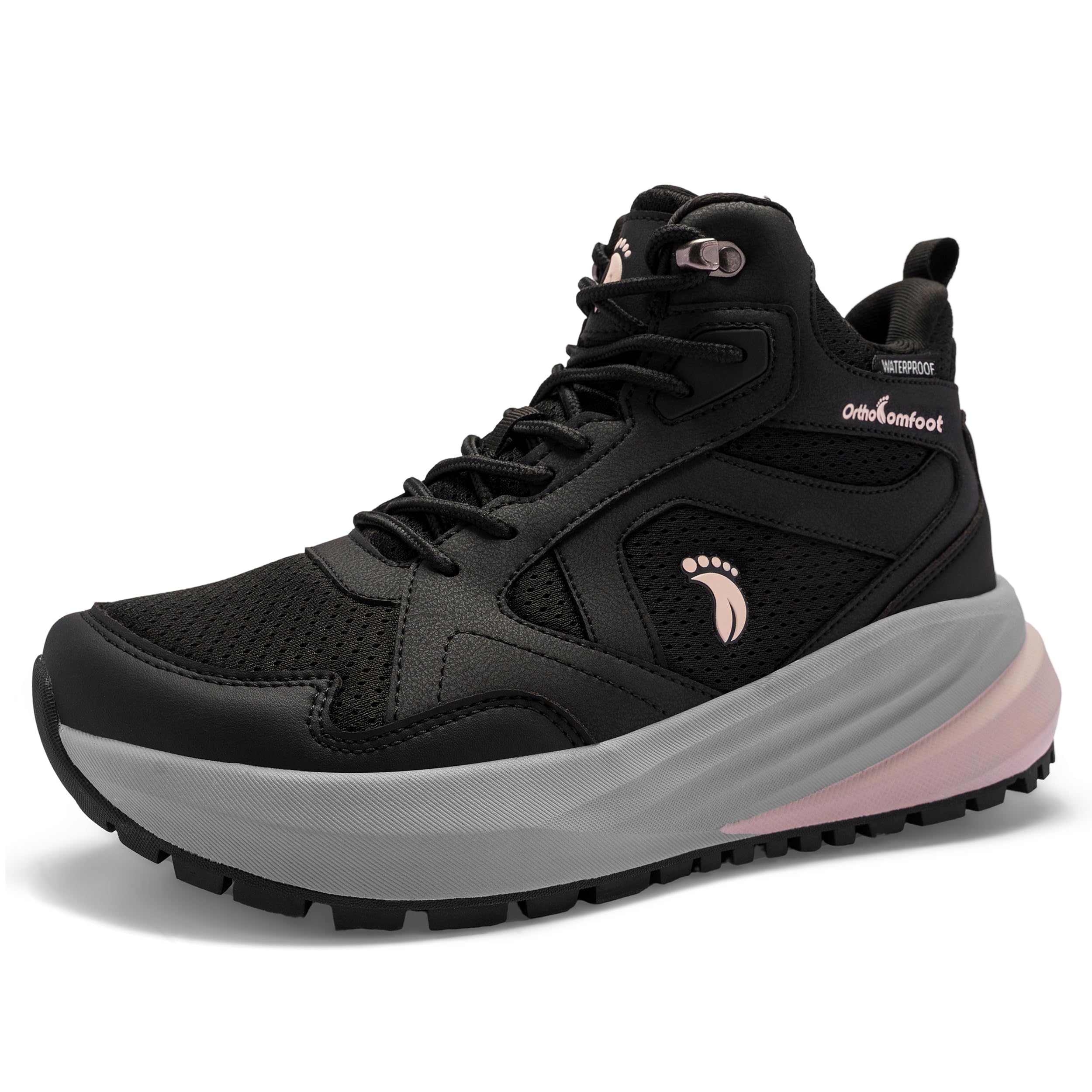 Women's Waterproof Wide Toe Box Orthopedic Ankle Boots