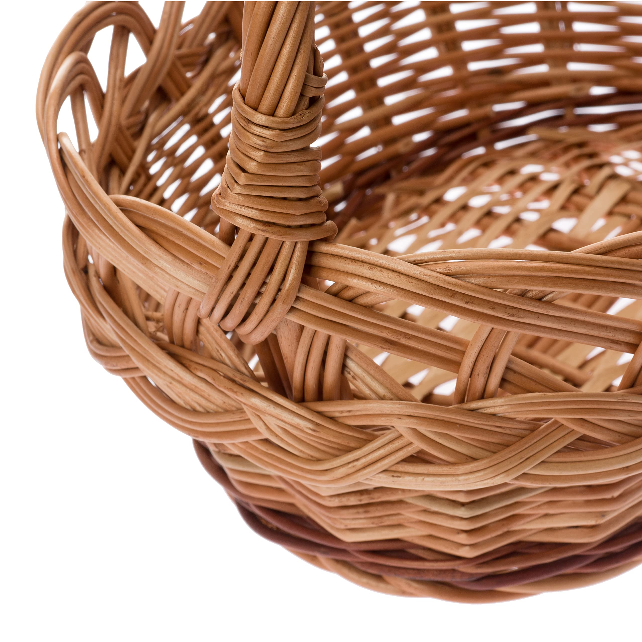 Cesta decorativa (20 x 30 x 27 cm, trenzada)