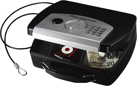 Sentry Safe .08 Cubic Ft. Electronic Compact SafeP008E