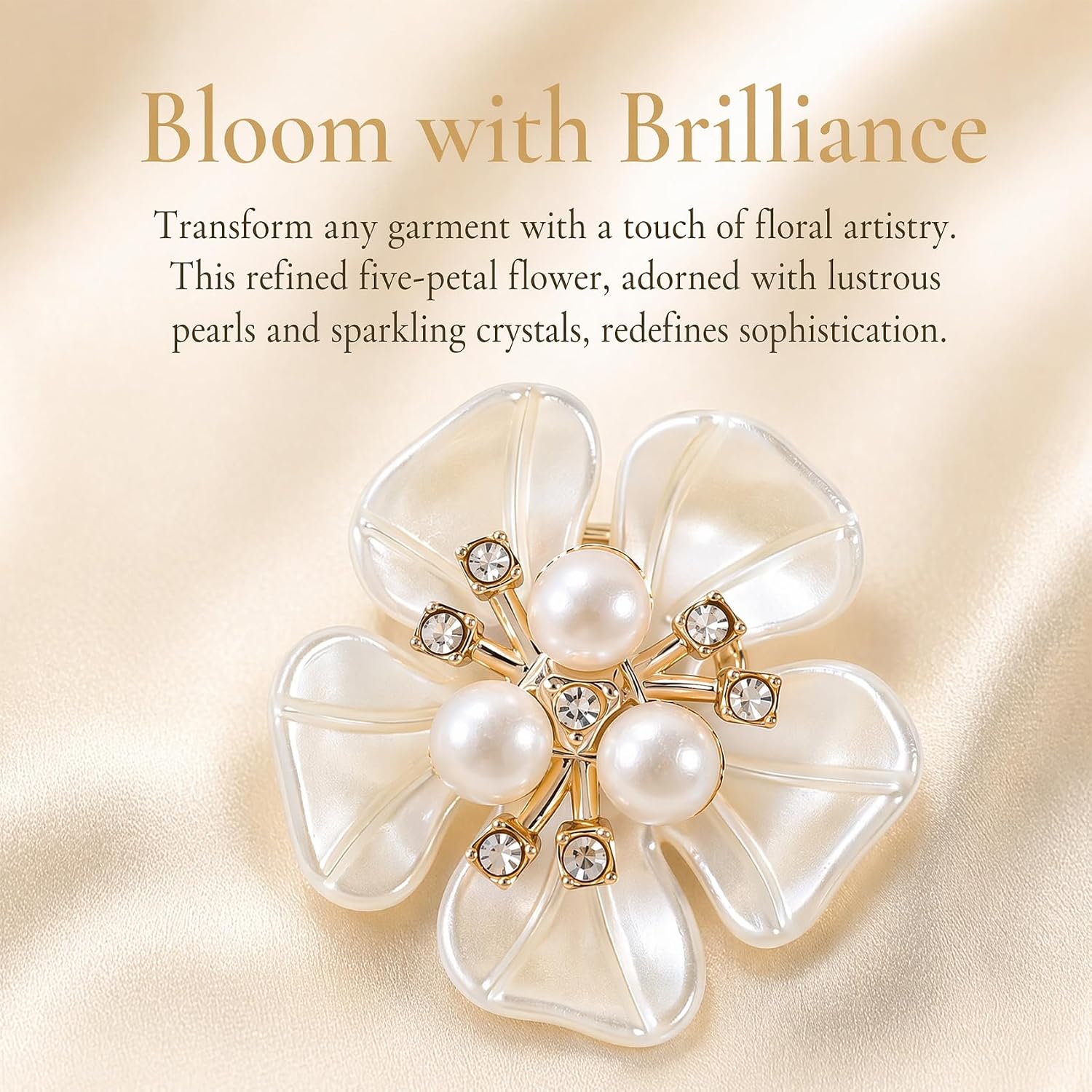 2pcs Pearl Button Jewelry Covers, 1.42x1.42in, White image 3