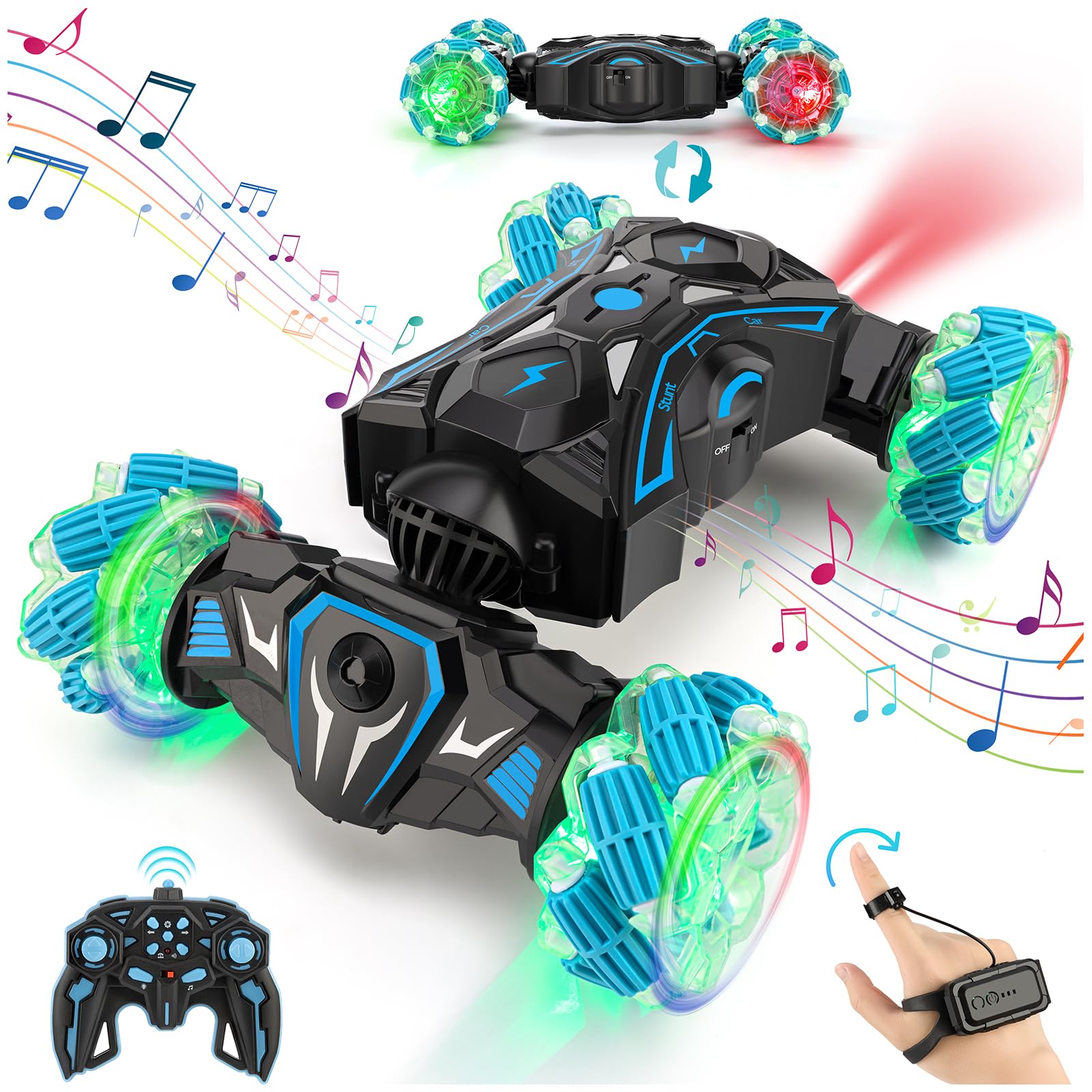 Amazon.com: Gesture Sensing RC Stunt Car, Remote Control Car Toys