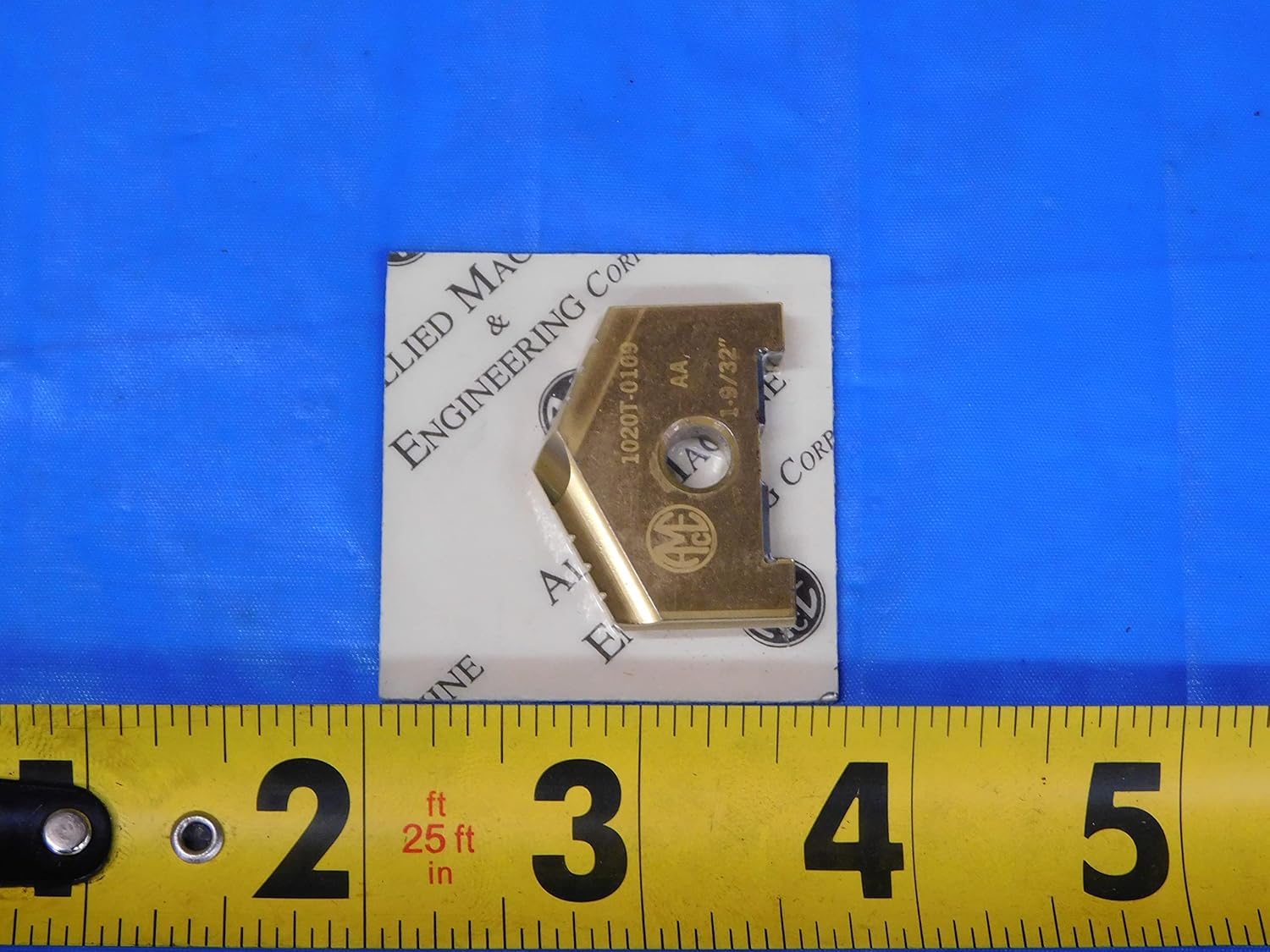 1PC New AMEC 1 9/32" 1020T-0109 Series AA TiN Carbide Spade Drill Insert HP - JH2468CN2