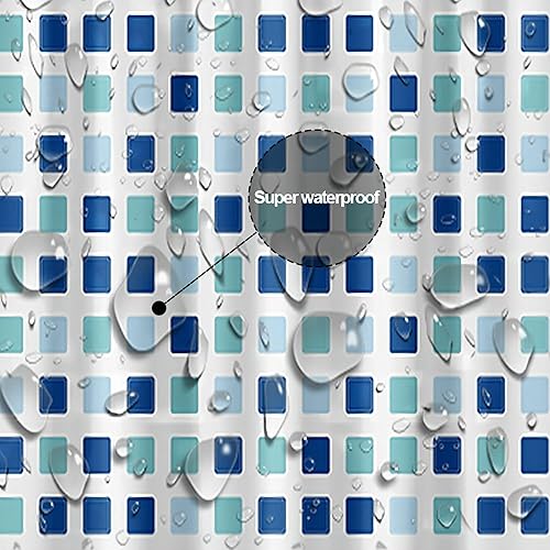 Vista 159 de Forro de plástico para ducha, forro de cortina de ducha de PEVA 4G de alta calidad con ojales inoxidables y 3 imanes pesados, cortinas de ducha