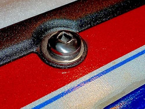 Miniatura 2 de Tornillos de matrícula de seguridad para automóviles y camiones americanos • Acero inoxidable