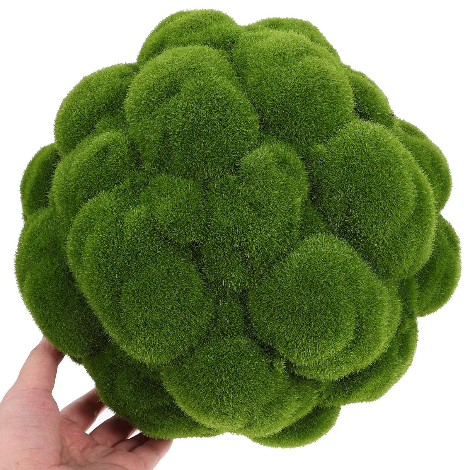 Bola de Musgo Artificial Verde de PVC para Ventanas y Paisajes