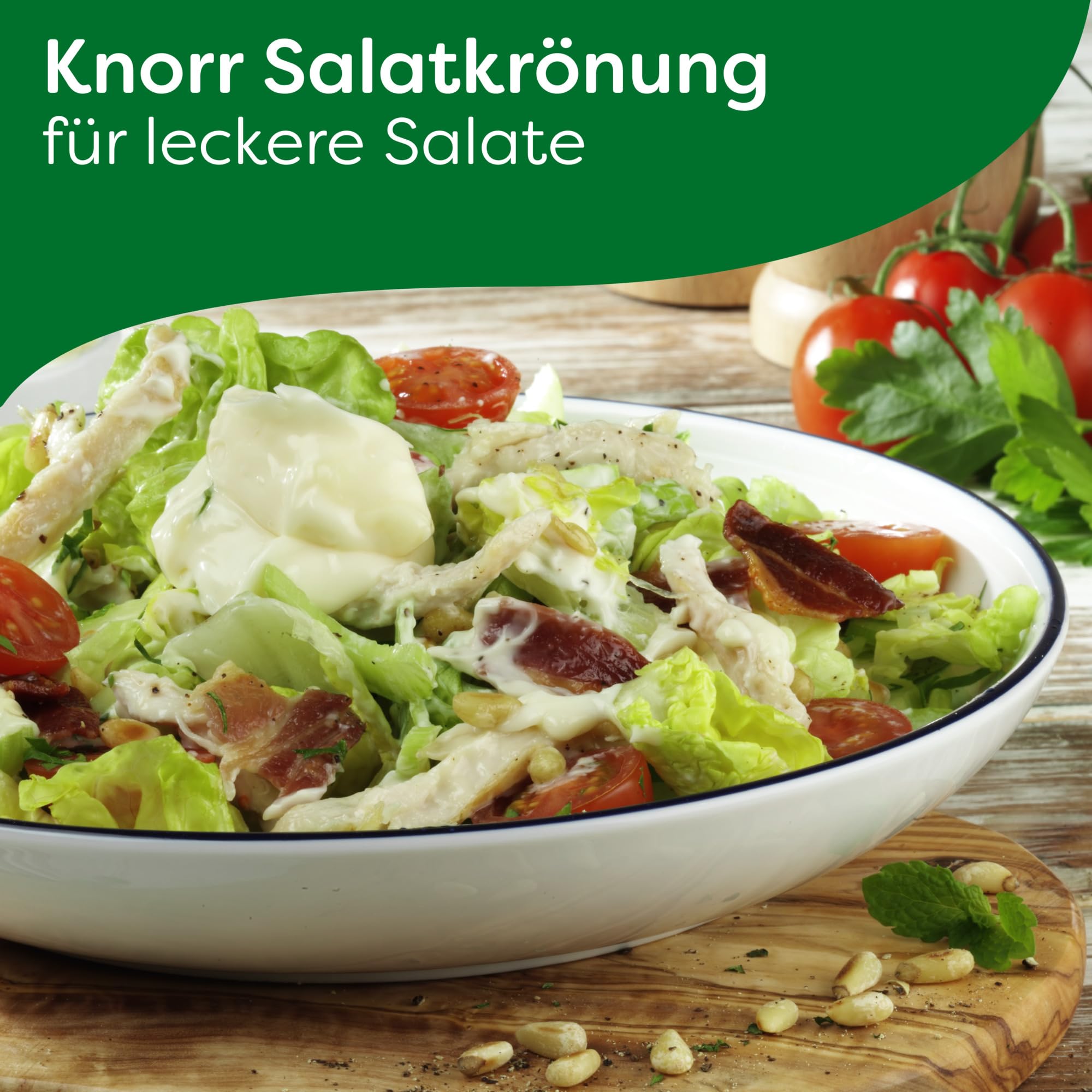 Knorr Salatkrönung Französische Art für ein leckeres Salatdressing mit natürlichen Zutaten* 15 x 5 x 90ml