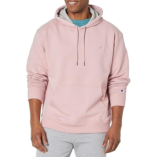 Champion Men's Powerblend Fleece Hoodie, C Logo