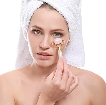 Amazon | 美顔マッサージ用フェイスローラー ジェイドローラー 天然石