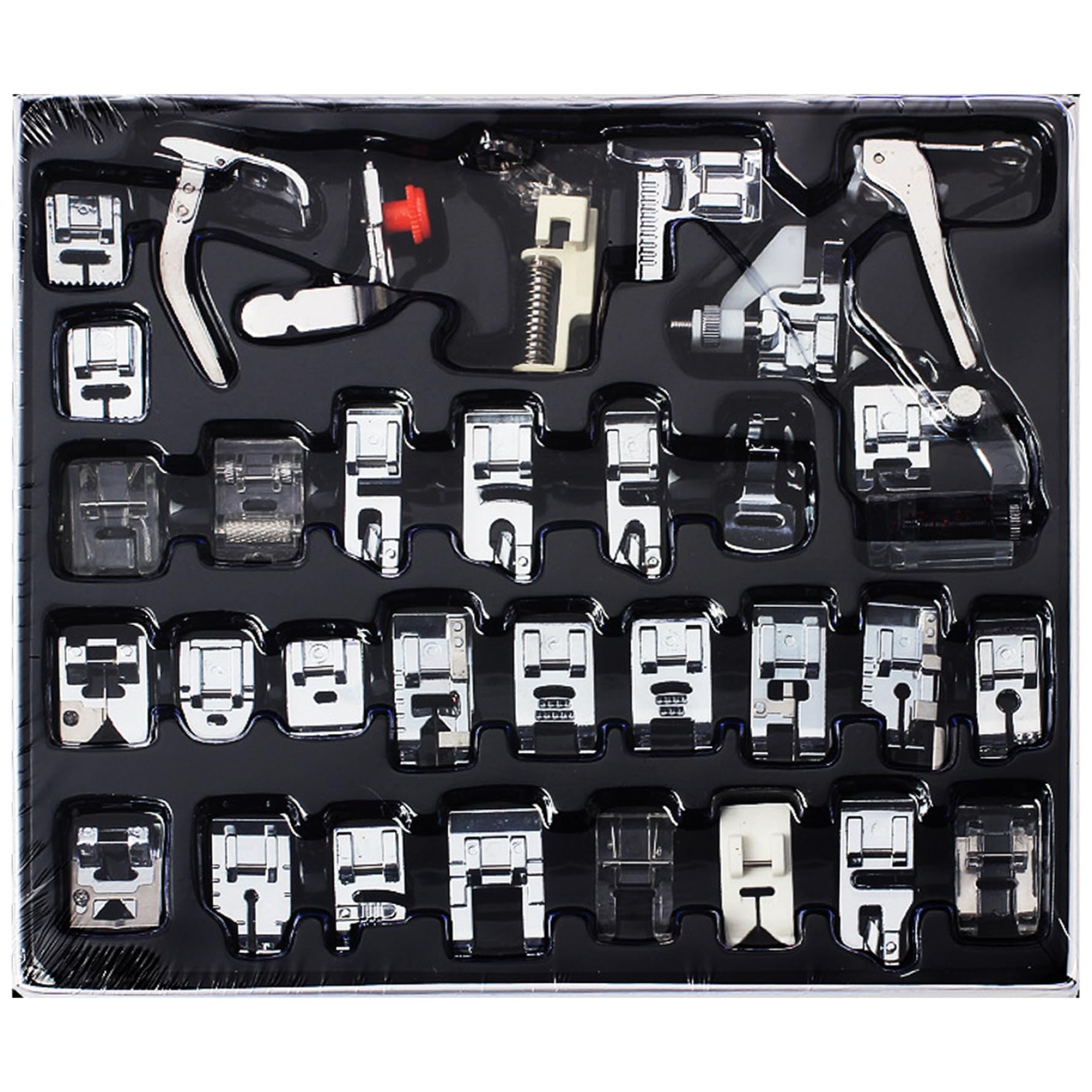 Kit pieds machine à coudre fermeture éclair invisible accessoires
