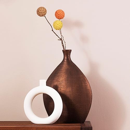 Miniatura 8 de TXIN 60 cuentas de ganchillo de madera de 0.630 in, cuentas cubiertas de ganchillo de algodón de colores surtidos, bola redonda de madera para tejer