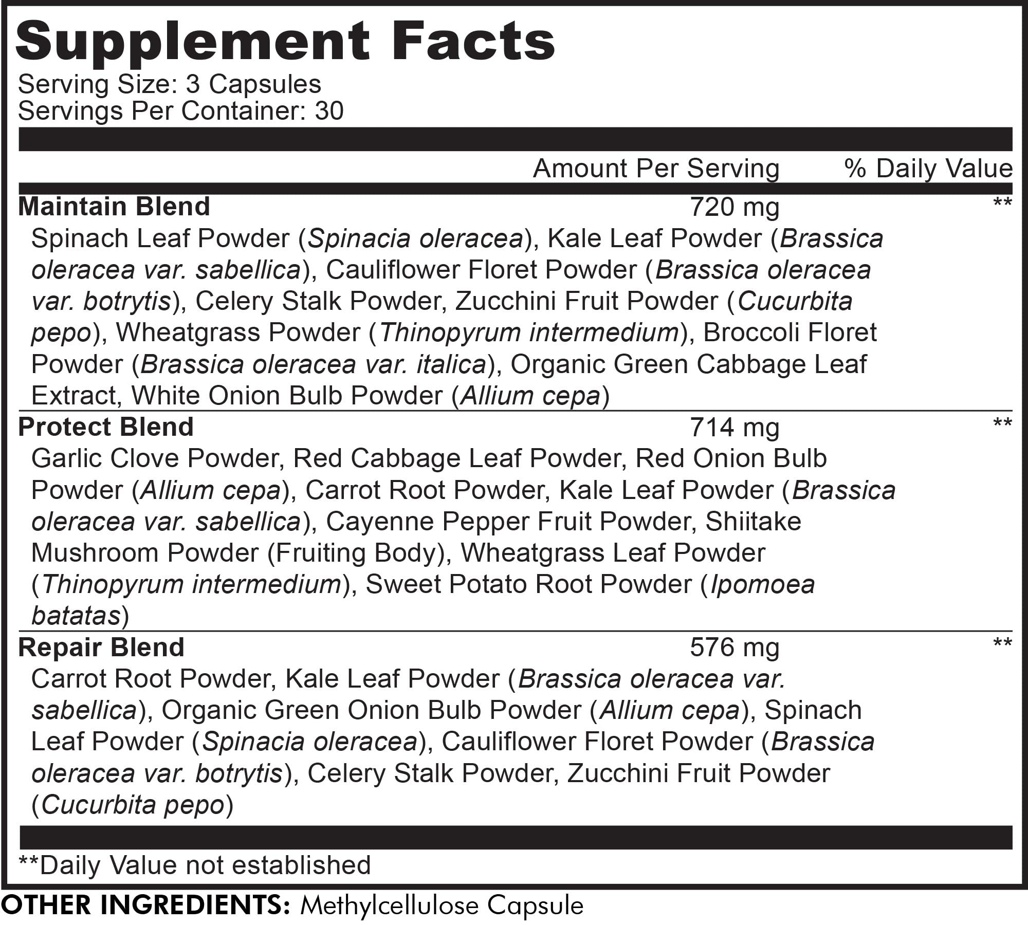 Codeage InstantFood Easy Veggies + Fast Fruits Bundle – Vegetable & Fruit Blend Capsule Supplement – Plant-Based Phytonutrient Formula – Vegan, Non-GMO – 180 Capsules — Amazon image 5