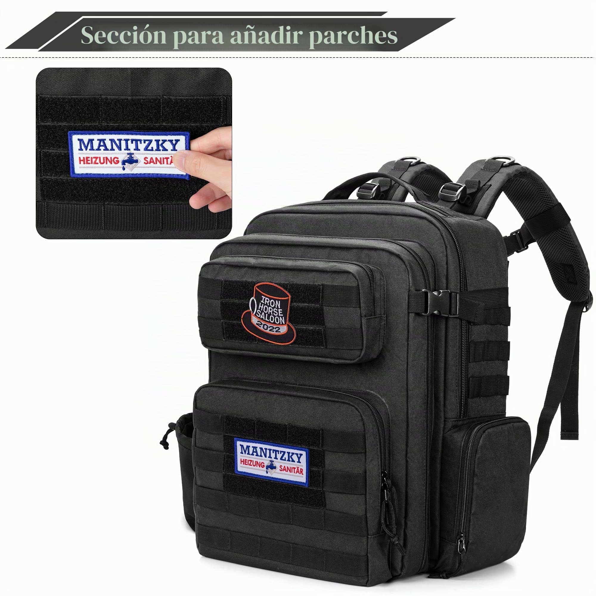 BAFASO Mochila de Peluquería, Bolsa de Viaje para Peluquería Solo Bolsa | Bolso Peluqueria Profesional para Herramientas de Peluquería, Negro