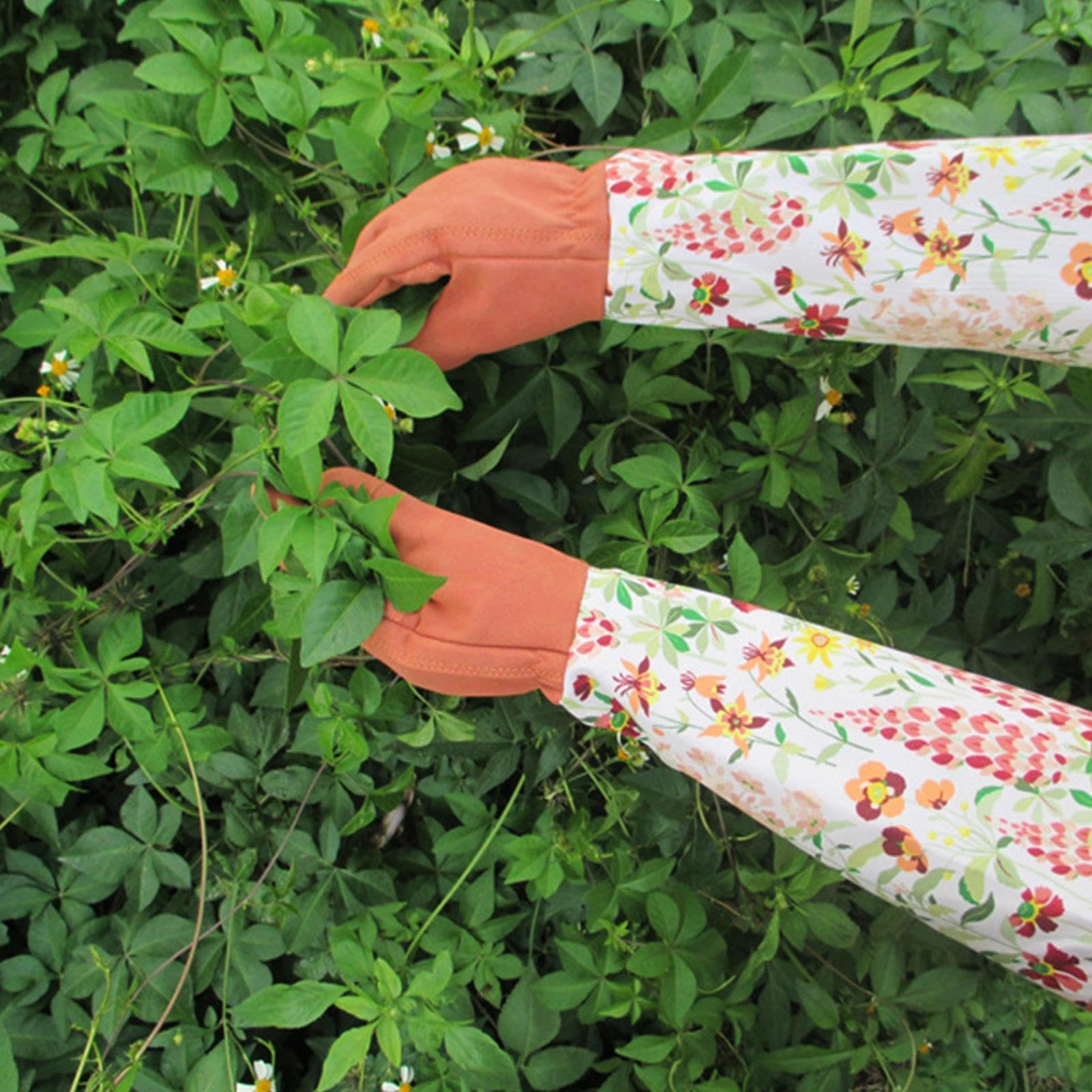 Guantes largos de jardín Protección antideslizante con yemas y palma | Guantes Largos para la Jardinería Mujeres Para jardineros agricultores espinas de ramas enredaderas