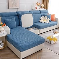 Vista 15 de MIFXIN Funda de sofá elástica universal para sofá, funda de cojín antideslizante y elástica en forma de L, funda de asiento para diván, protector