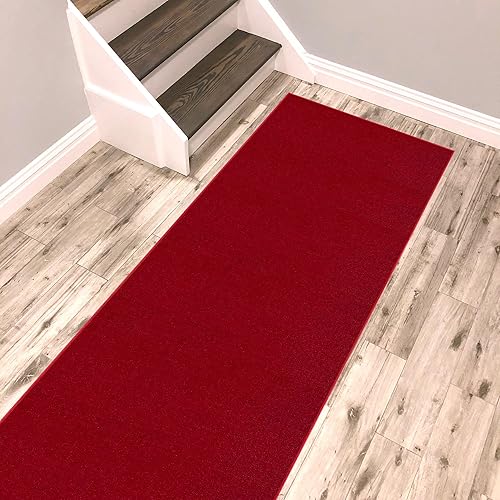 Miniatura 9 de Kapaqua Alfombra de pasillo gris de color sólido antideslizante con respaldo de goma para mascotas, para cocina, pasillo, 2 x 4