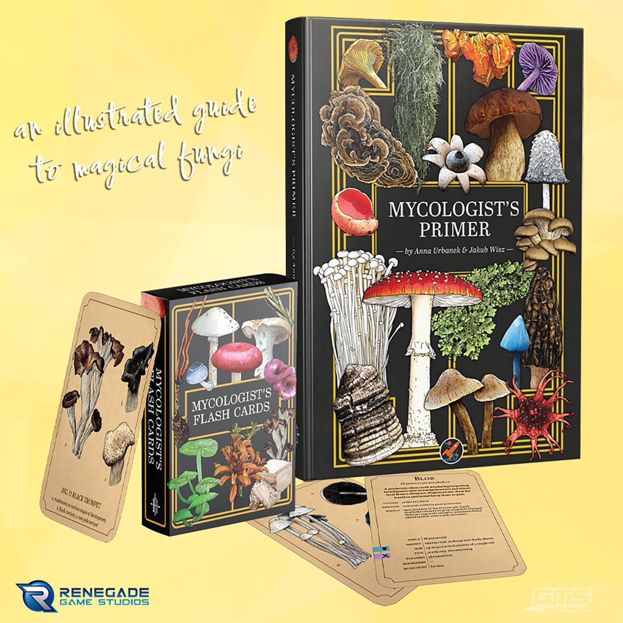 Renegade Games: Mycologist's Primer - Un sistema agnostico per qualsiasi sistema di gioco di ruolo, Libro a colori con copertina rigida, Mycology-Legends-Folklore, Giochi di ruolo da tavolo