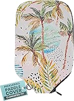 Vista 30 de Palms-O-Aces Pickleball Paddle Cover Canvas Padded Pickleball Paddles Sleeve with Zipper Lightweight Protective Paddle Case for Standard Paddles
