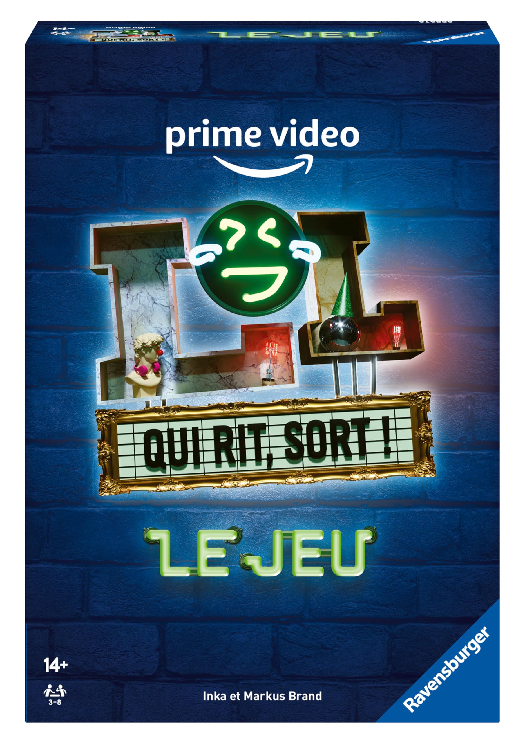 Ravensburger - LOL: Qui rit, Sort! - Party Game - with Family or Friends - from 3 to 8 Players - from 14 Years old - Mixed - 27587 - French Version