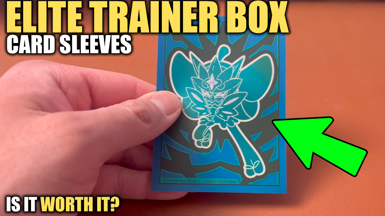 Watch I Tried the Elite Trainer Box Card Sleeve Review on Amazon Live
