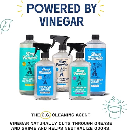Miniatura 5 de Aunt Fannie's Limpiador de inodoro, limpiador sin blanqueador alimentado por vinagre, refresca y elimina manchas, aroma a eucalipto, 24 onzas