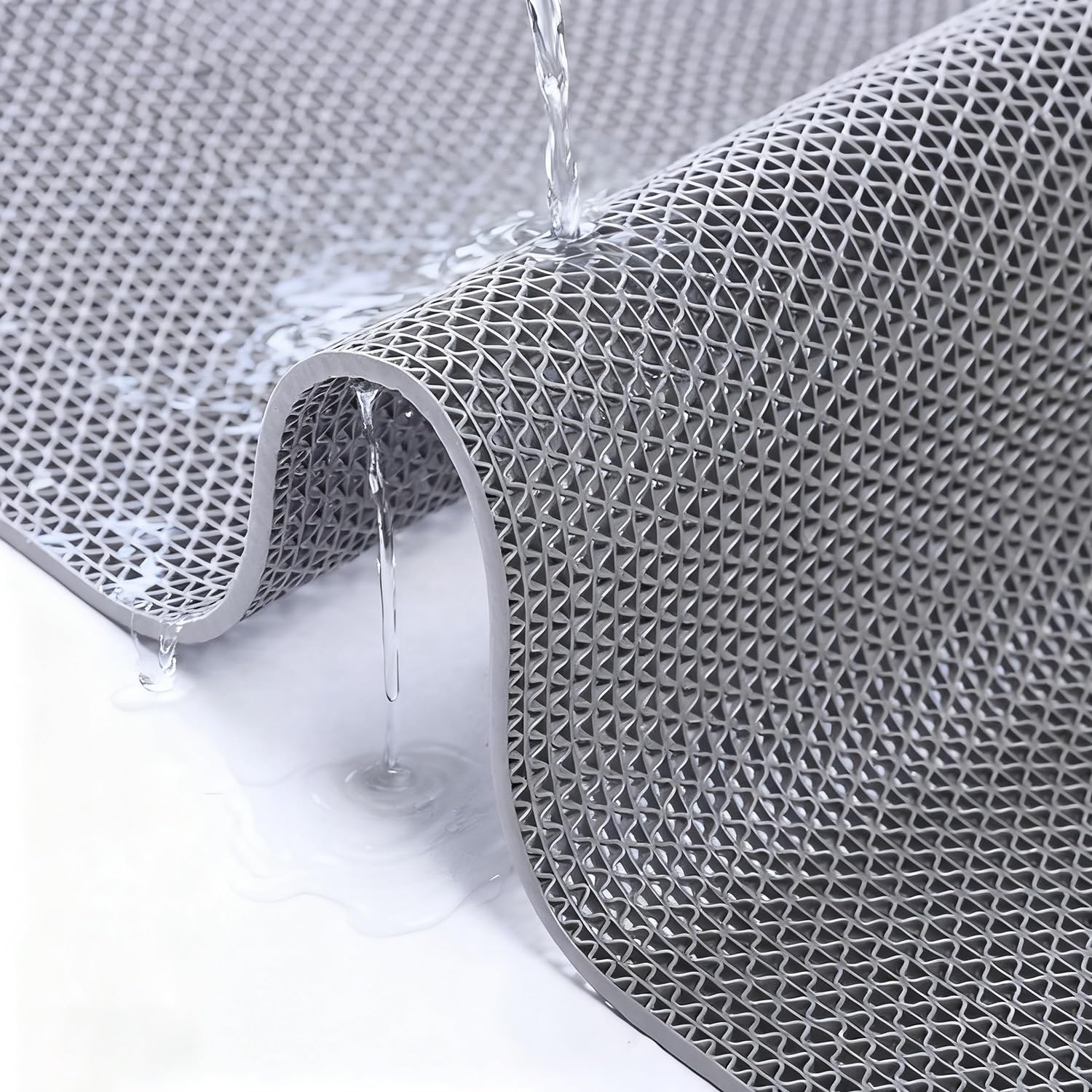 Tappetino drenante in PVC Recular, Antiscivolo per Piscine, Spessore 6 mm, Tappeto a Rete Cava per Uso Commerciale, Adatto a bagni, Servizi igienici, ristoranti e Aree umide Interne/Esterne
