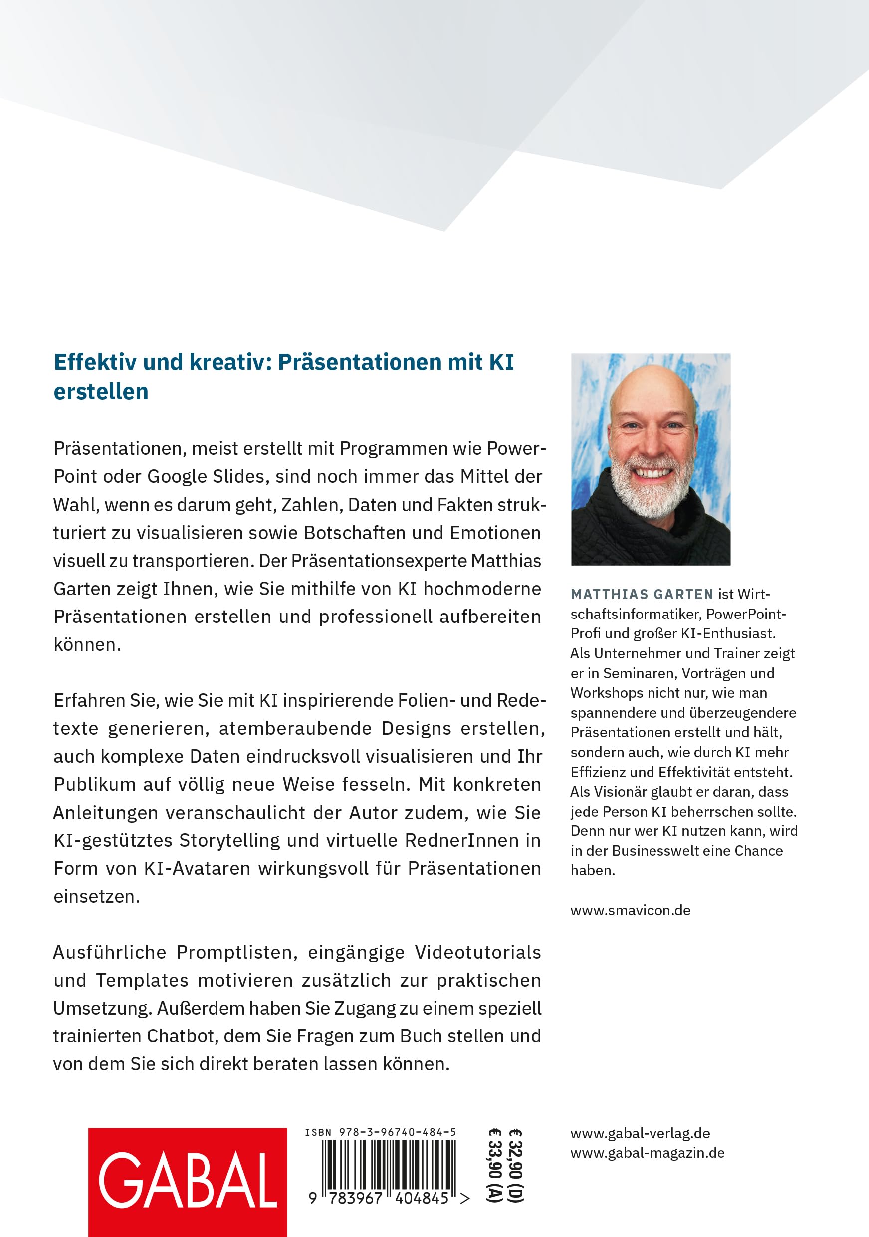 KI für Präsentationen: Mit den richtigen KI-Tools Präsentationen schneller, einfacher und kreativer erstellen | Inklusive Chatbot und digitalen Zusatzinhalten zum Buch (Whitebooks)