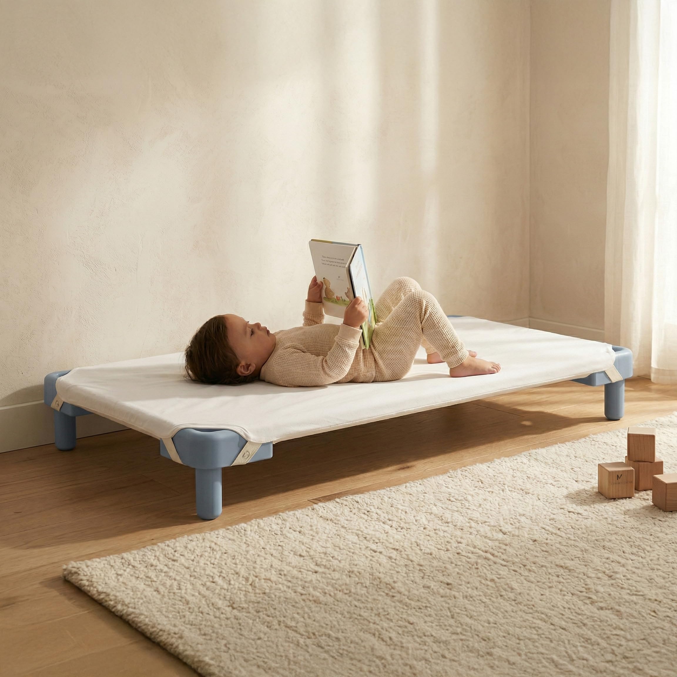 Confezione da 6 lenzuola per lettino asilo nido – Tessuto Polyblend con angoli elastici per culle per culle 55,9 x 101,6 cm, dimensioni 55,9 x 101,6 cm