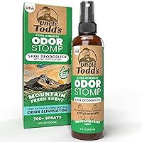 Vista 1 de Uncle Todd's Shoe Deodorizer Spray - Proven & Powerful Enzyme Formula Spray for Shoe Odor Elimination in All Footwear (Mountain Fresh)