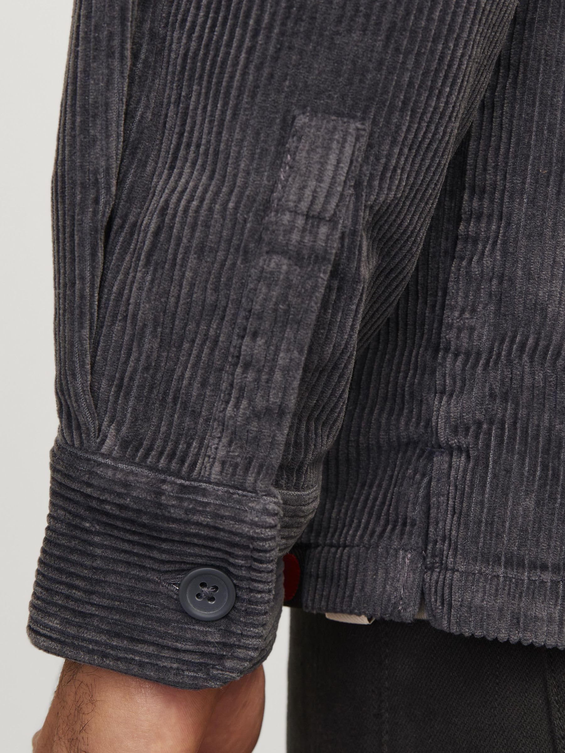 JACK & JONES Rddbrady Overshirt Cord. L/S Noos Camiseta para Hombre