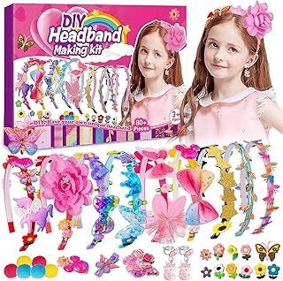 SUYUKI DIY Hair Accessories Kit - Make Your Own Fashion Headbands for Ki...