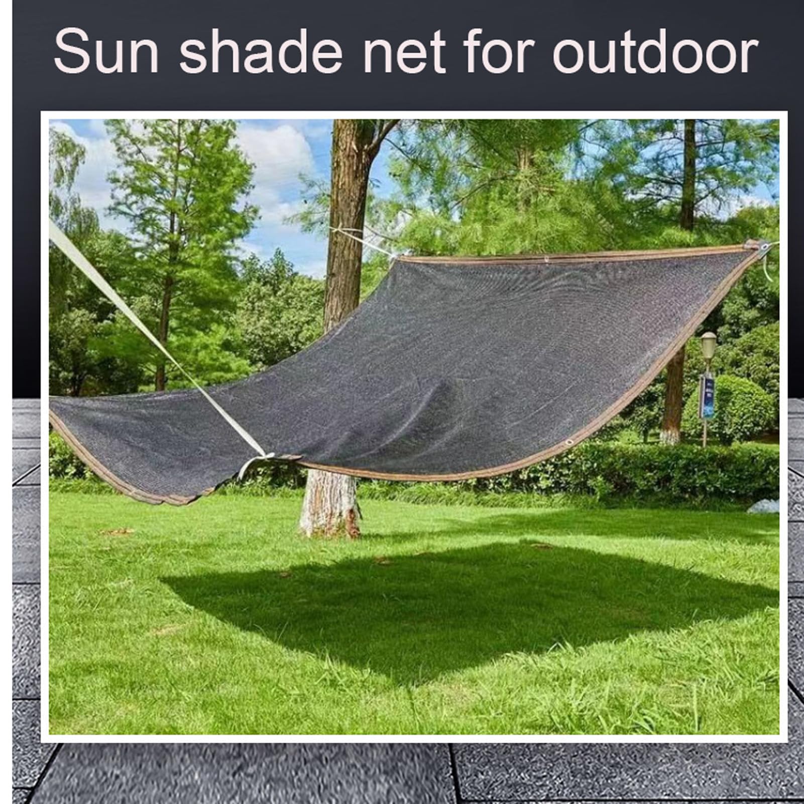 Schattennetz 90% Mit Ösen – 3x3 M, Schwarz, Leicht & Langlebig Für Garten, Terrasse, Gewächshaus