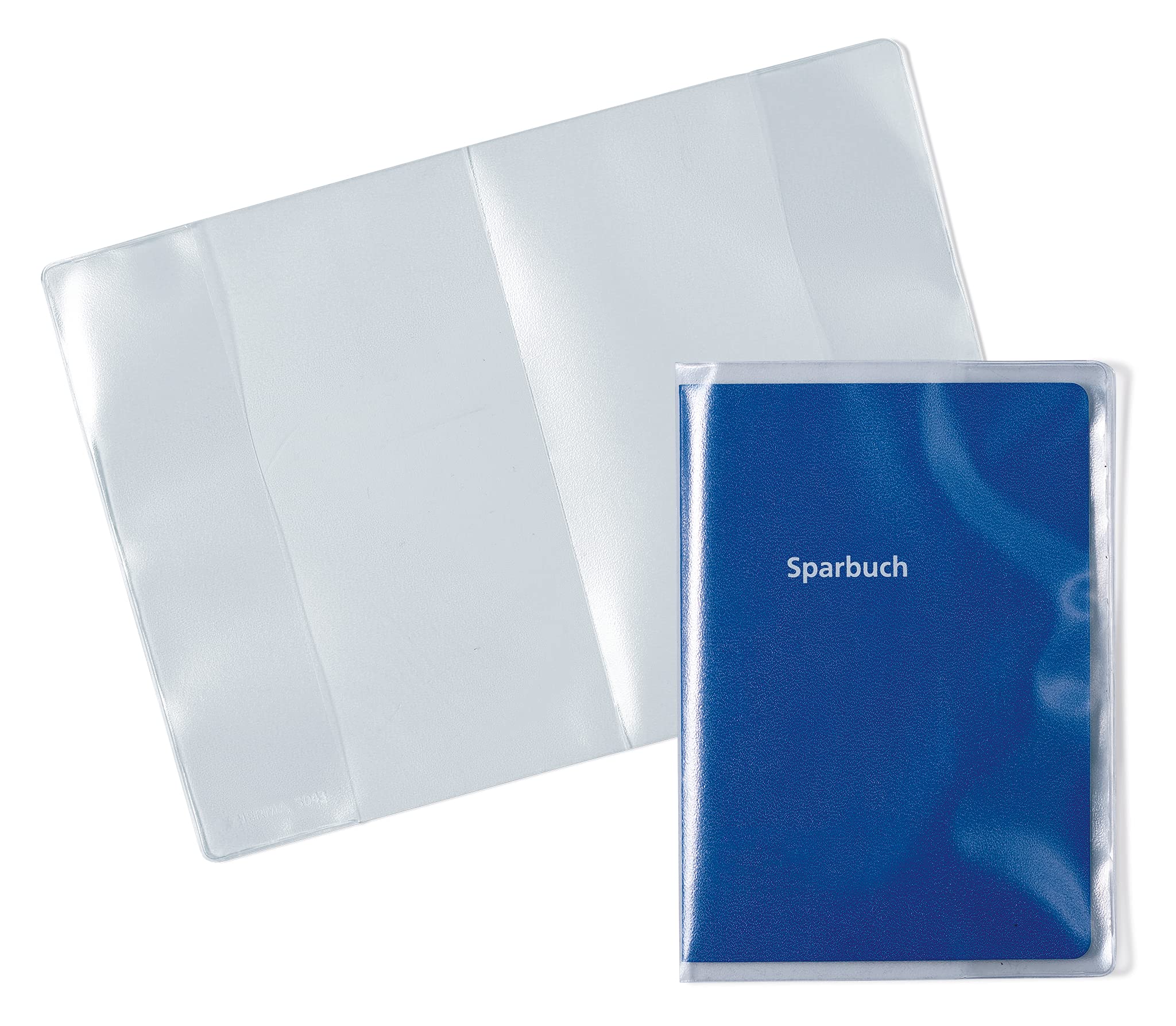 HERMA 5043 ID Card Holder for 2 Cards, Transparent, Pack of 25