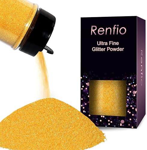 Miniatura 45 de Renfio Polvo ultra fino de purpurina rojo vino oscuro, 2.11 onzas (2.12 oz), copos de PET, manualidades, lentejuelas, decoración de slime, seguro