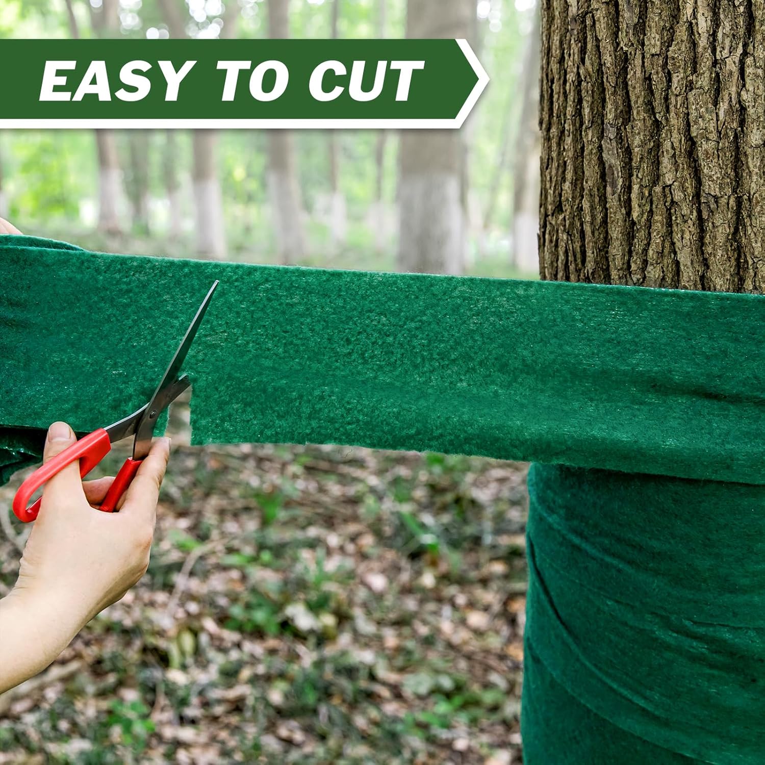 65Ft Tree Wrap 4 Pack(Total 260Ft), 3-Layer, 4.7" Width, Trunk Protector, Breathable Sunscreen, Heat Preservation, Easy to Handle & Stylish Design