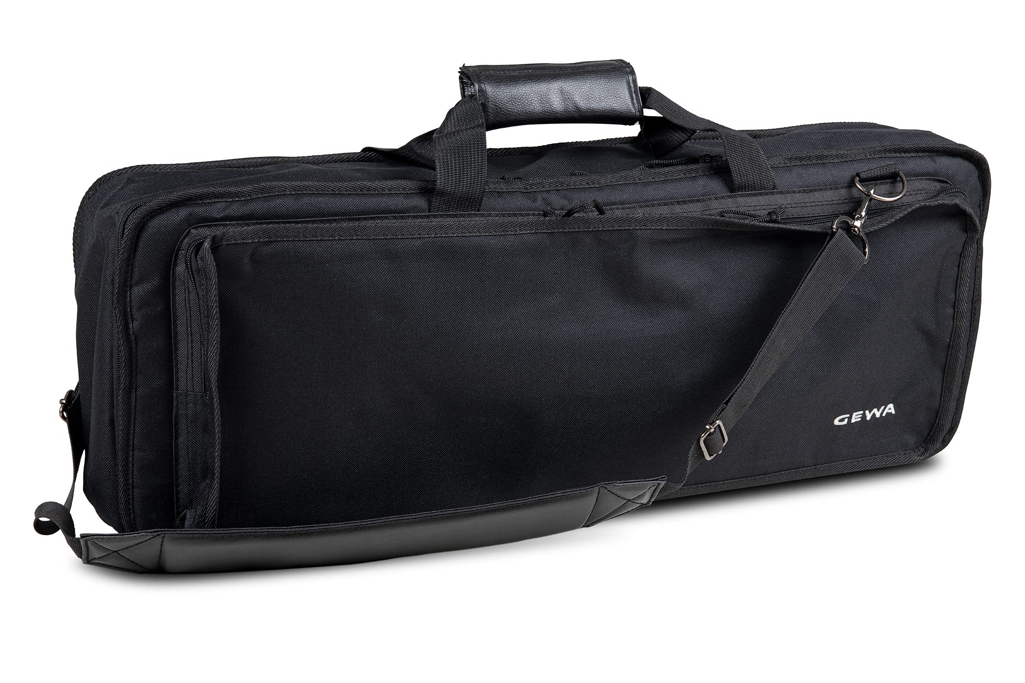 Gewa Keyboard Gig-Bag Basic D 65x24x9 cm, resistente agli strappi e impermeabile, Cordura 600 Denier, imbottitura in schiuma ad alta densità, bordatura con cinghie, maniglia morbida