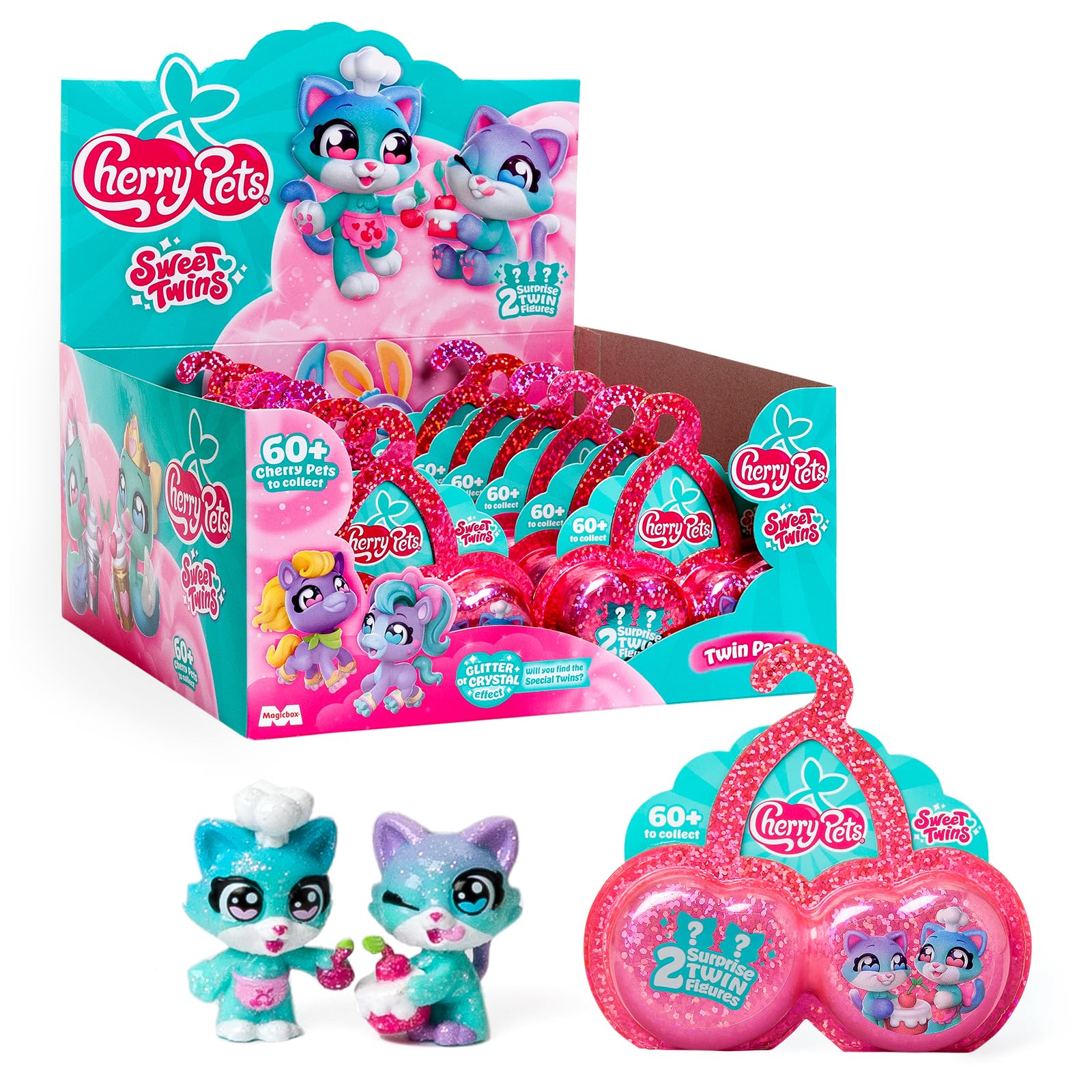 Cherry Pets Sweet Twins Series – Twin Pack. Incluye 2 Figuras coleccionables gemelas Sorpresa y 1 Checklist. — view 10