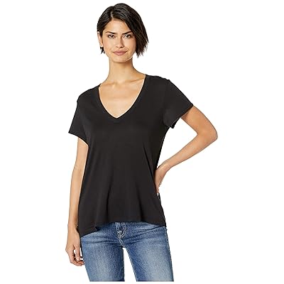 Splendid Kate Short Sleeve Modal Jersey V Neck T Shirts Women