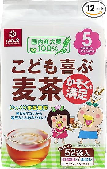 Amazon はくばく こども喜ぶ麦茶 52袋 416g 12袋 はくばく ハーブティー 通販