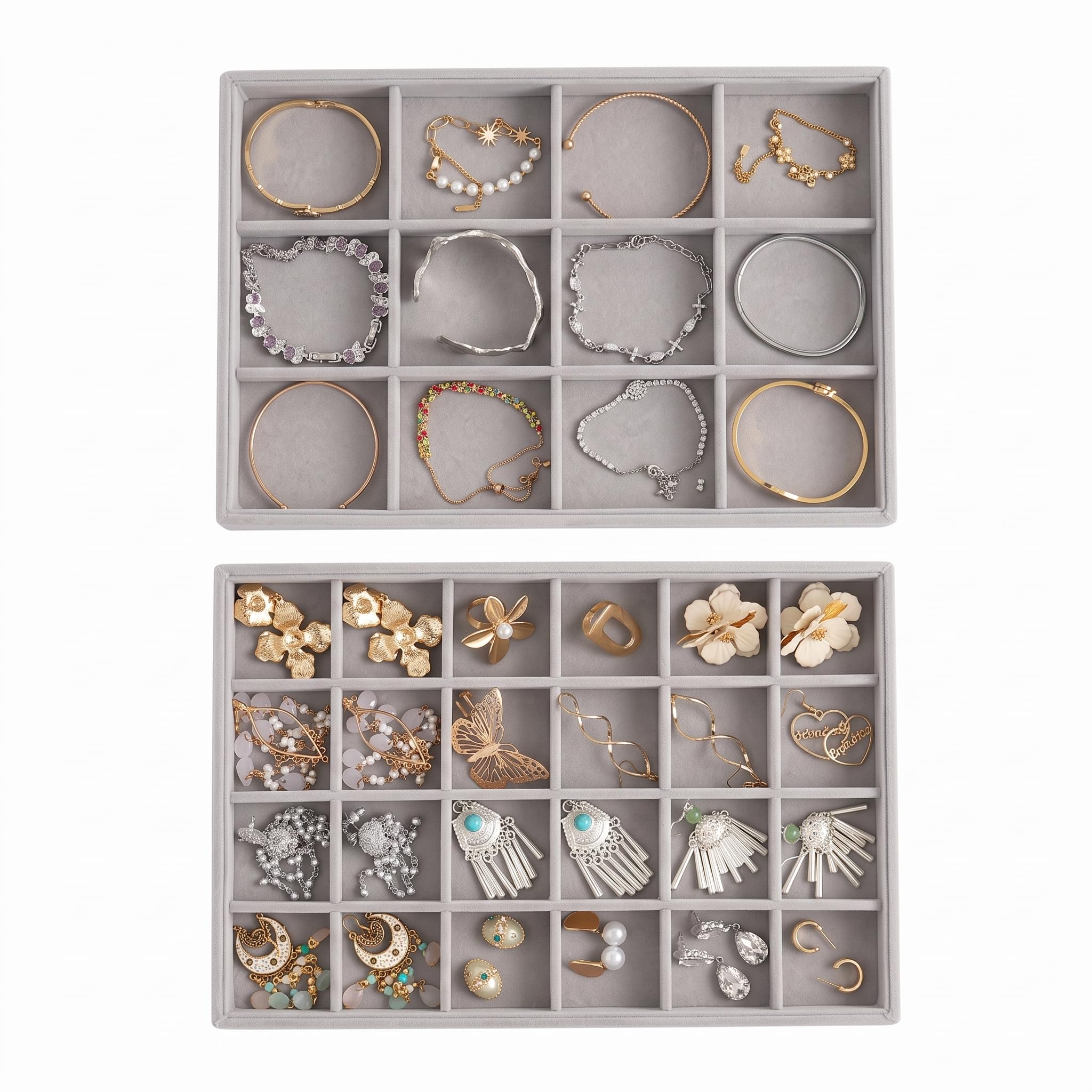 Frebeauty Schmucktablett-Organizer-Set