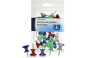 Jumbo Push Pins by Officemate